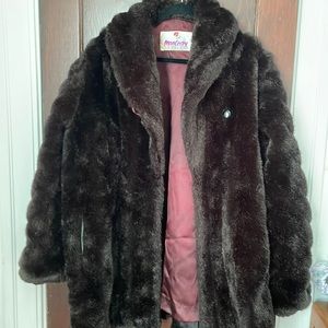Monterey vintage faux fur coat